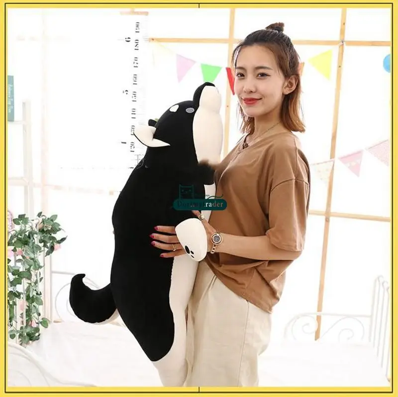Dorimytrader New Pop 100cm  Big Soft Animal Akita Plush Toy Pillow 39inches Stuffed Cartoon Anime Shiba Inu Dog Doll Great Gift DY61612 (4)_1