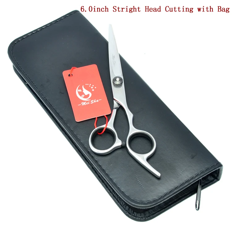 Meisha 6 inch Professional Pet Grooming Scissors Set for Hairdressing Dog Cutting Thinning Curved Shears Puppy Cliper HB0022 - Цвет: HB0025 with Bag