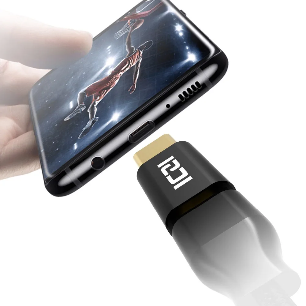 ICZI 5 шт. позолоченный usb type C для Micro USB адаптер Разъем samsung S8/S8 Plus Oneplus Xiaomi huawei OTG