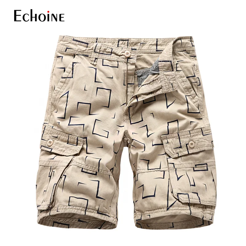 

Mens Military Cargo Multi-Pockets Shorts 2019 new Summer Casual work clothes men Short Pants Plus Size Cotton Brand Shorts