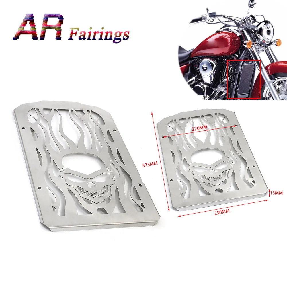Motorcycle Stainless Steel Radiator Grille Guard Cover Protector For Kawasaki VVN900 Vulcan 900 Custom 2007 - 2018 2017 2016 16 |