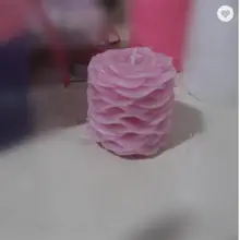 Высококачественная Декоративная резная художественная Цветочная свеча новинки Свеча для украшения дома