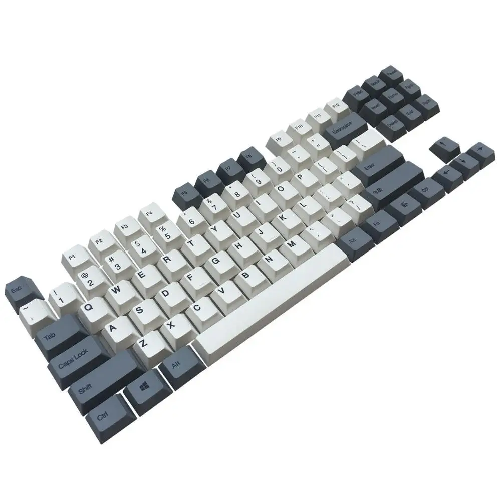 Клавишные колпачки pbt 87 Keyset красящая лента для возгонки Cherry MX Чехлы для клавиш топ печать/вишневый профиль/ANSI макет для TKL 87 MX Переключатель механический