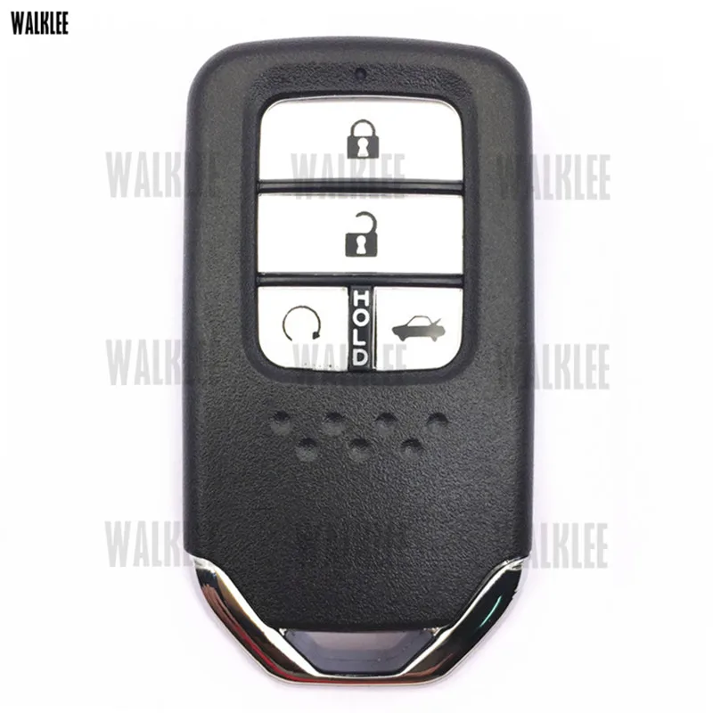 Walklee 4 Пуговицы Smart Remote Key костюм для Honda Civic 72147-tex-m11 433 мГц с чипом