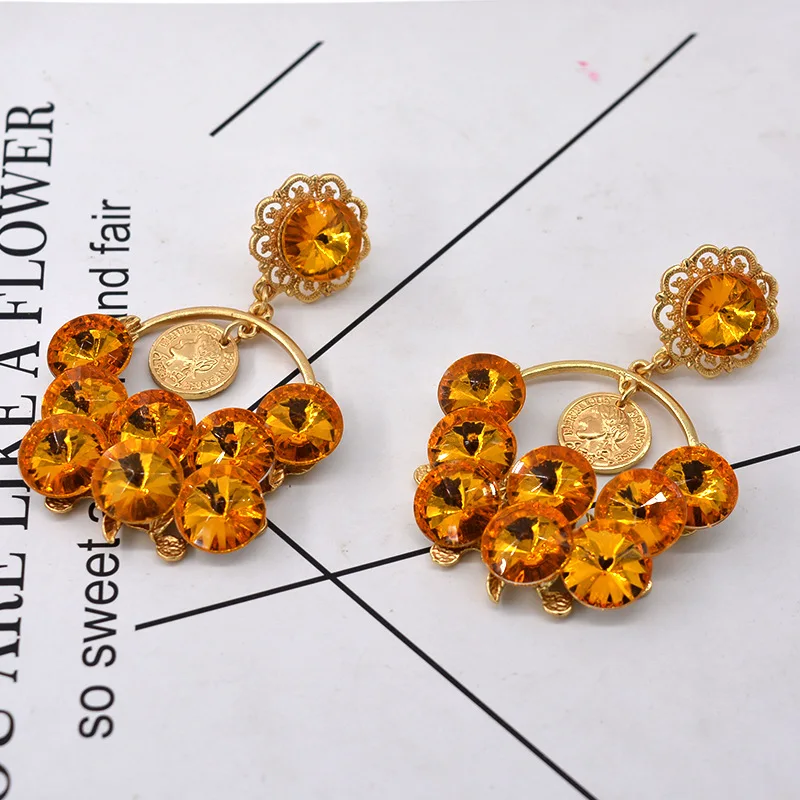 

Fashion hollow long earrings for women
