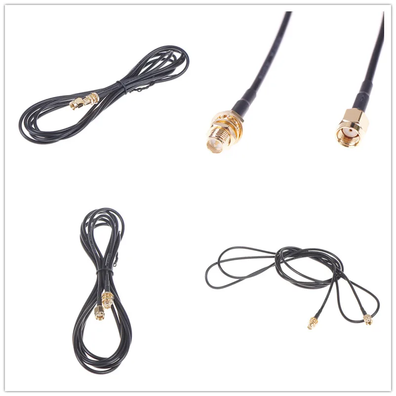 

1Pcs RP-SMA Extension Cable Male to Female Interface Pure Cupper for WiFi Wi-Fi Router Antenna Coaxial 1M