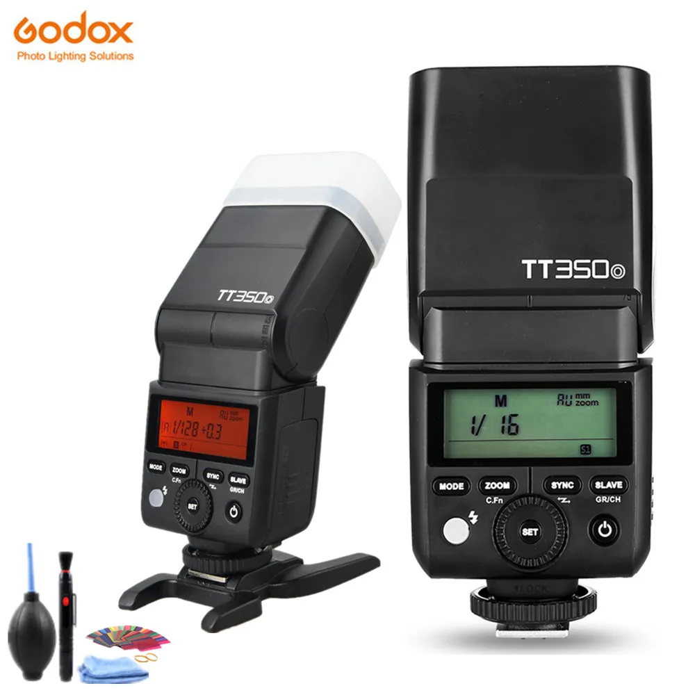 Вспышка для камеры Godox Mini Speedlite TT350O TTL HSS GN36 + триггер фотоаппарата