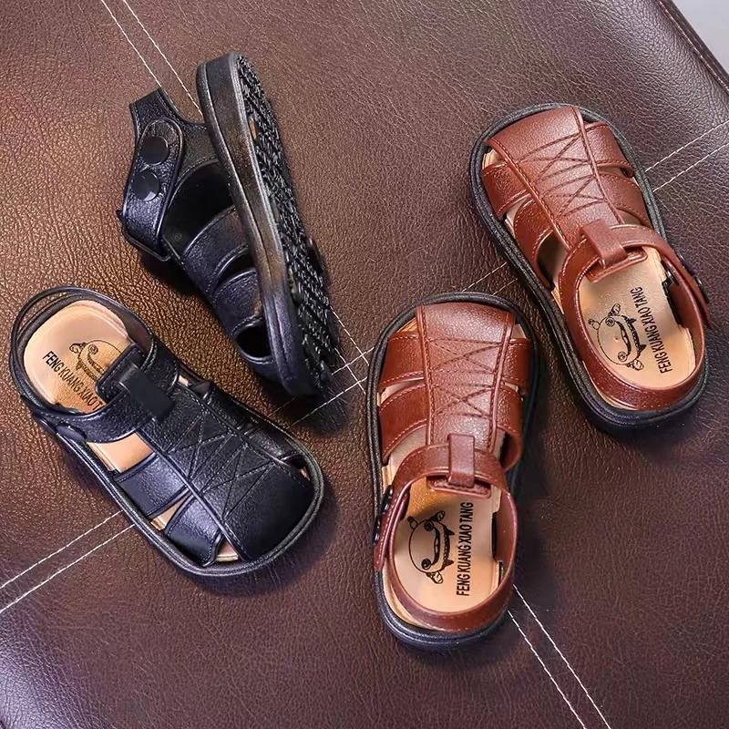 Boys and girls sandals beach shoes 1-3 years old children non-slip soft bottom children's sandals summer Outdoor Shoes