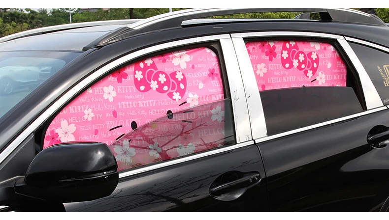 Protetora para Janela de Carro Cortina para Janela Formato de Desenho Sombra para Sol para Vidro Capa Lateral Magnética Animado 9 Capa protetora para janela de carro, cortina