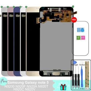 

SzHAIyu TFT LCD for SAMSUNG Galaxy Note 5 Note5 Display Touch N920A N9200 SM-N920 N920C Digitizer Assembly Screen Protector