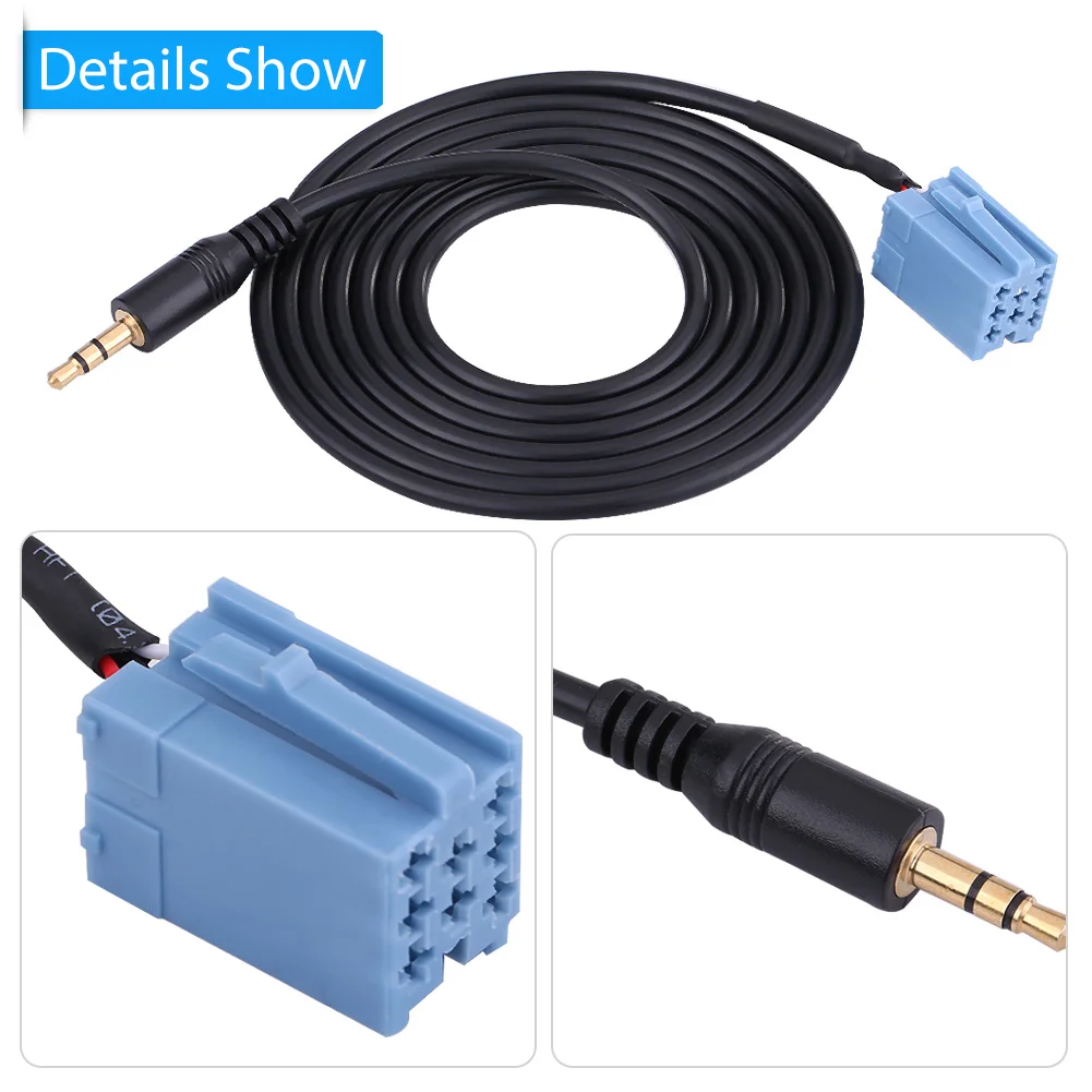 

Quickly Transmit 3.5mm Car AUX Input Audio Music Adapter Cable For VW/Golf/Passat B5/Bora/Polo/Blaupunkt