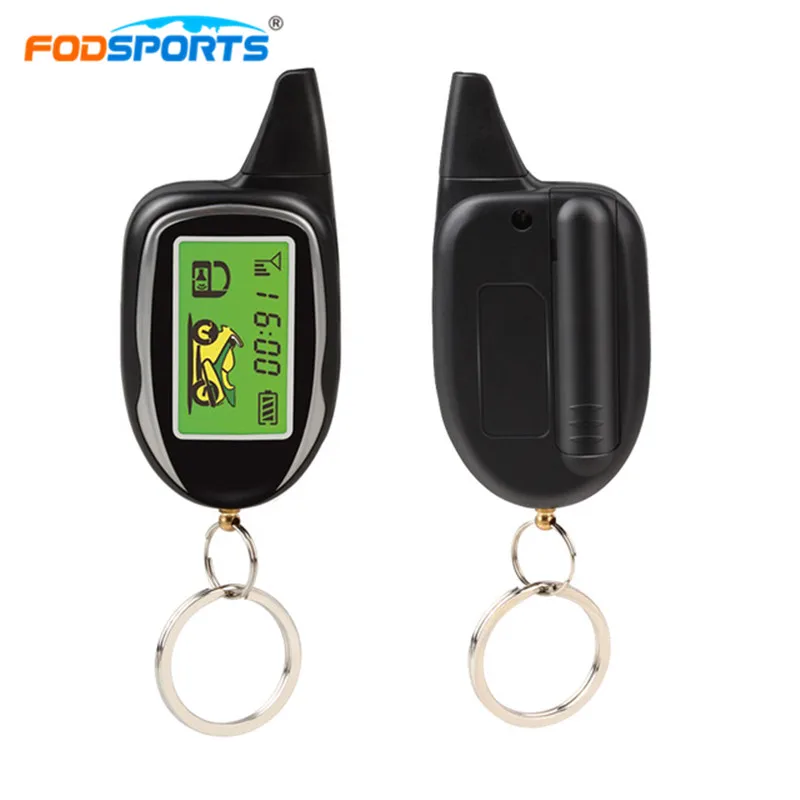 

Fodsports Two way LED Motorcycle Securiy Alarm System Motorbike Theft Protection Alarm Remote Engine Start Shock Motion Sensor