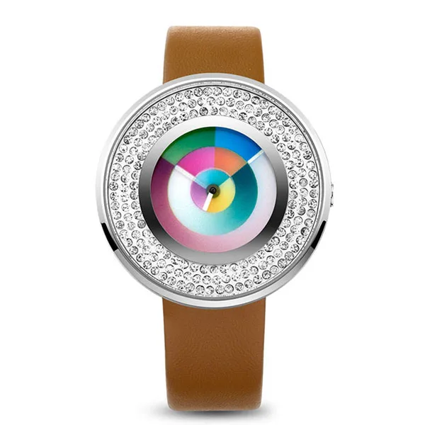 Time2U Ladies Fashion Diamonnd Concept Colorful Business Women Quartz font b Watch b font Wristwatch