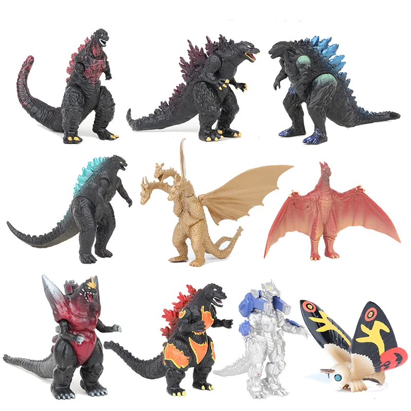 

10pcs/set Movie Gojira Pvc Figure Model Toys