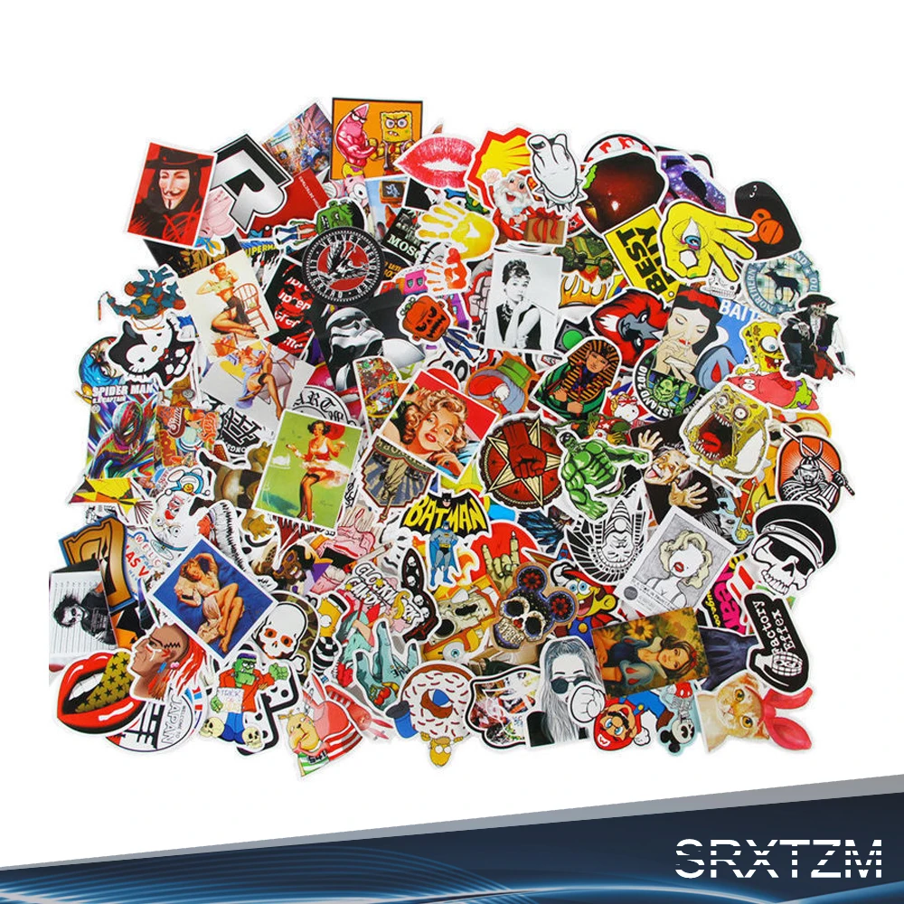 Car Styling Doodle Sticker Bomb Graffiti Skateboard