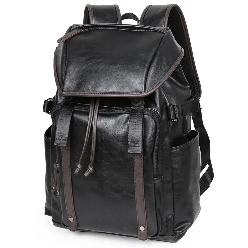 

Amasie Luxury Style Fashion Leather Men large capacity backpacks leather men backpack men backpack laptop EGT0128