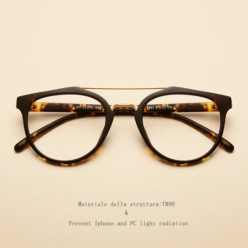

2018 Anti Blue light Ray Computer Goggles Radiation-resistant Transparent eye glasses frames for Unisex Flat mirror Goggles
