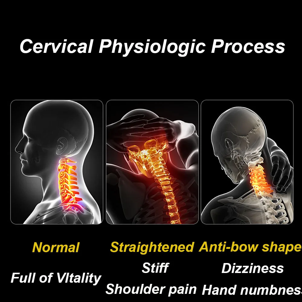 Шейный Тяговый шейный насос осанки с воздушным наполнением коррекции позвонка Трактор расслабляющий массажер позвоночника устройство для облегчения боли в мышцах