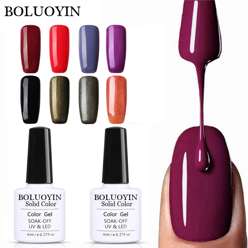 

Gel Nail Polish Varnish Fresh Color Vernis Semi Permanent Primer Manicure for Nail Art Soak-Off UV White Hybrid Gel Nail Polish