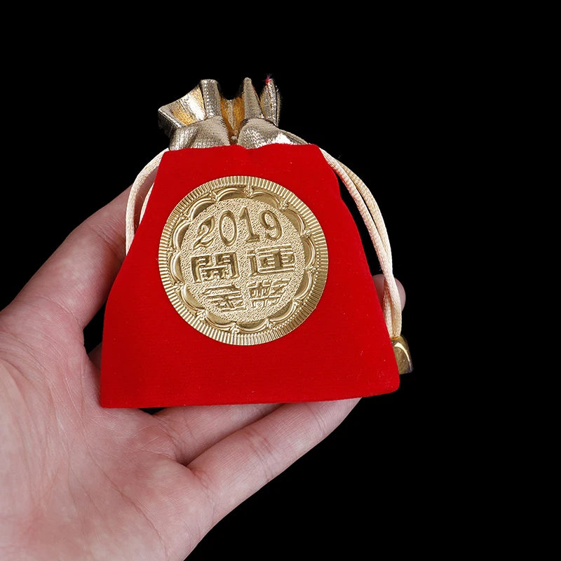 Fu Pig Commemorative Coin Year Of Pig Delivers Money Coins Collection New Year Gift Gold Plated Good Fortune Home Car Decor