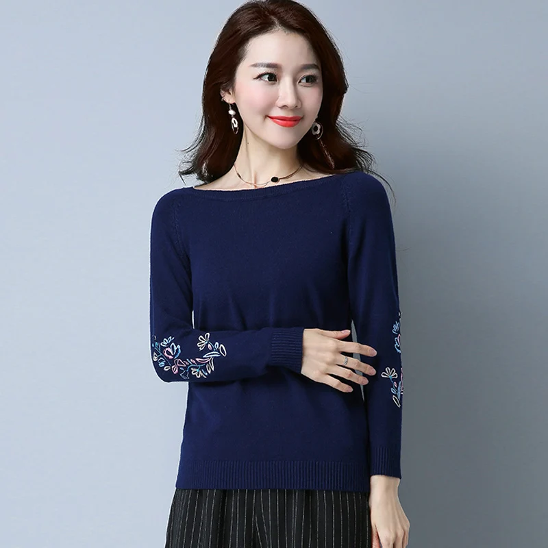 Jersey De Lana Mujer Suéter De Cachemira Para Mujer Cuello