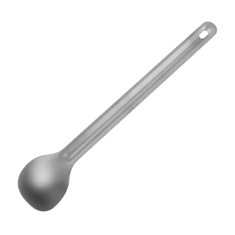 TOAKS ultraligero de titanio arenado cuchara larga manejar Camping cuchara SLV-03