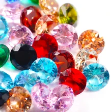3mm 4mm 5mm 6mm aaa redondo brilhante corte vermelho roxo verde rosa azul zircônia cúbica pedra solta
