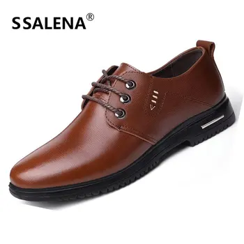 

Men Business Oxfords Dress Shoes Male Pointed Toe Italian Leather Formal Shoes Wedding Business Shoes Drop Shipping AA10175