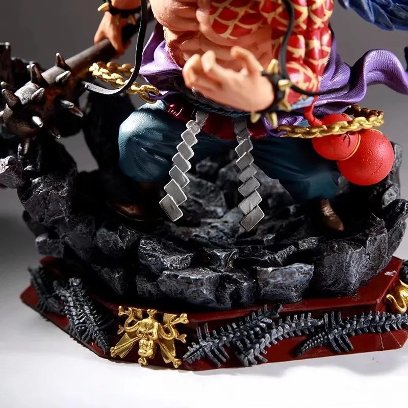 Аниме одна деталь большой размер Kaido четыре императора 24 см ПВХ фигурка модель игрушки куклы