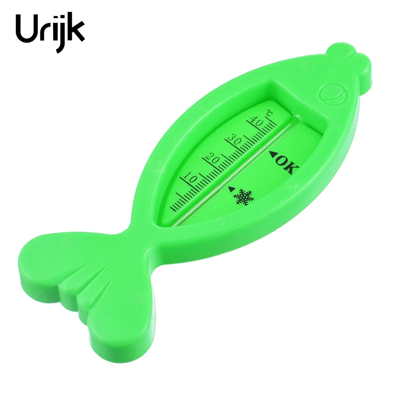 

Urijk Water Thermometer Baby Bathing Fish Shape Temperature Infants Toddler Shower Baby Bath Accessory 15.5cm