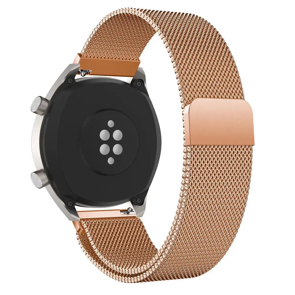 Milanese Magetic металлический ремешок для Huawei Watch GT GT2 из нержавеющей стали умный часов