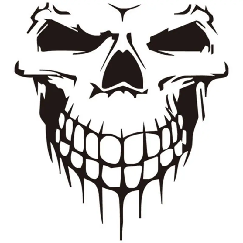 Image Black Skull Car Hood Decal Vinyl Large Graphic Sticker SUV Truck Tailgate Window