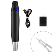 Tattoo Makeup Pen Kit Rotary Tattoo Machine& Permanent Makeup Pen Motor Free Needle Cartridge Conneection Line Charme Princesse