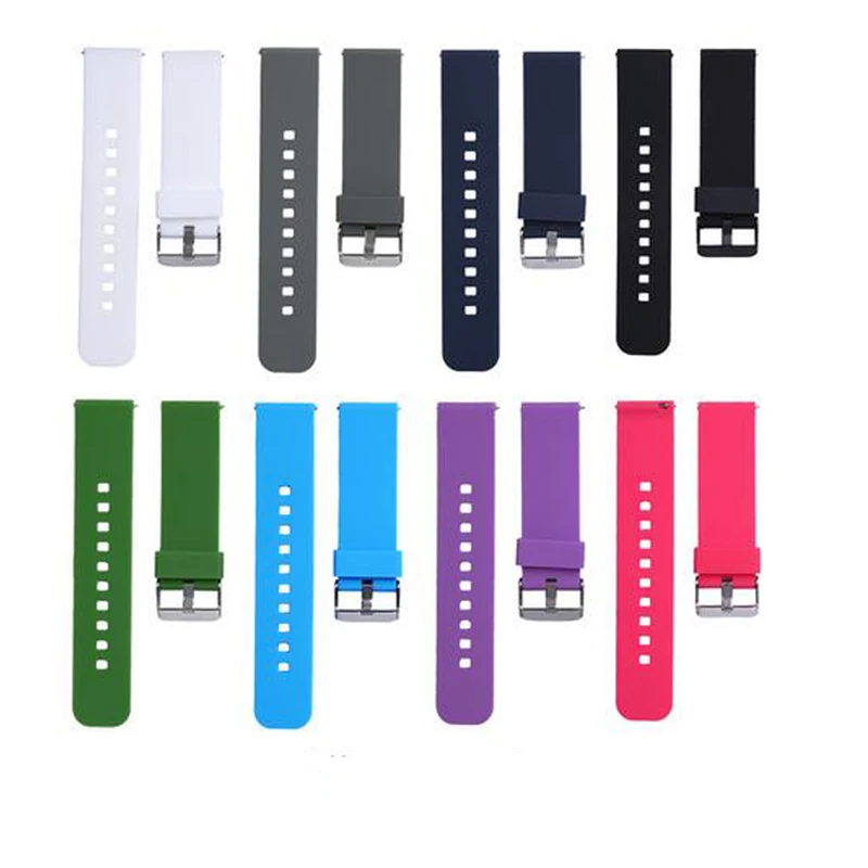 

Soft Silicone Watch Band Replacement Strap for Samsung R380 / R381 / R382 for Pebble Time for Cookoo2 Watch Watchband