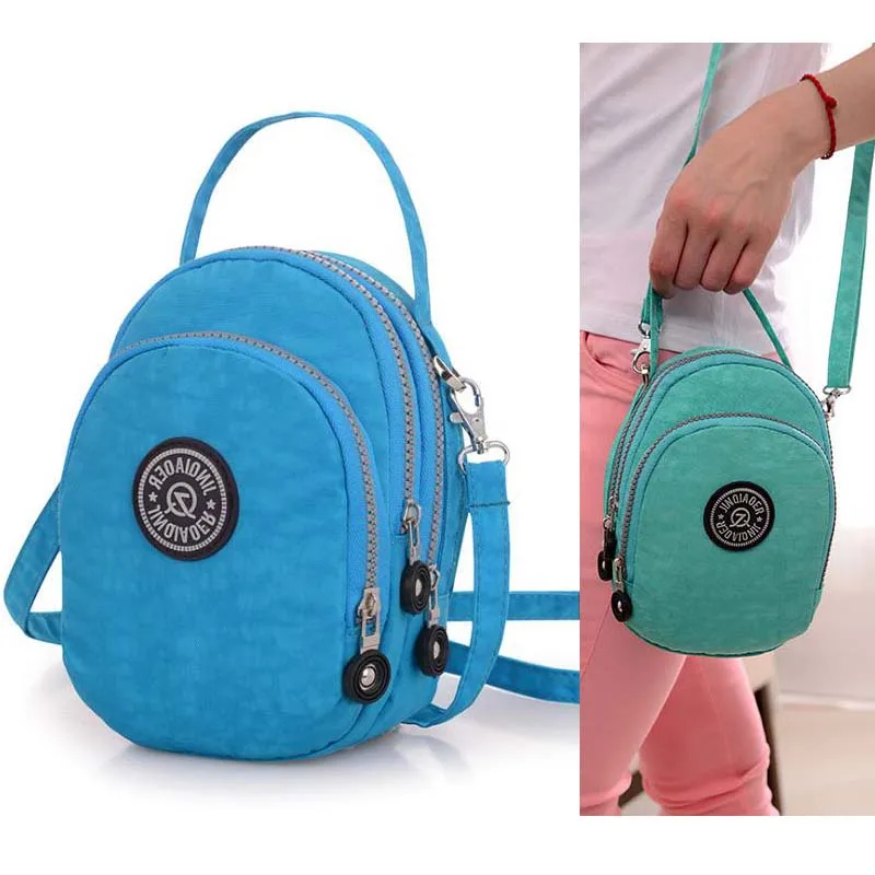 Portable Mother Bags Solid Mini Baby Nappy Women Bag Multi pocket Small