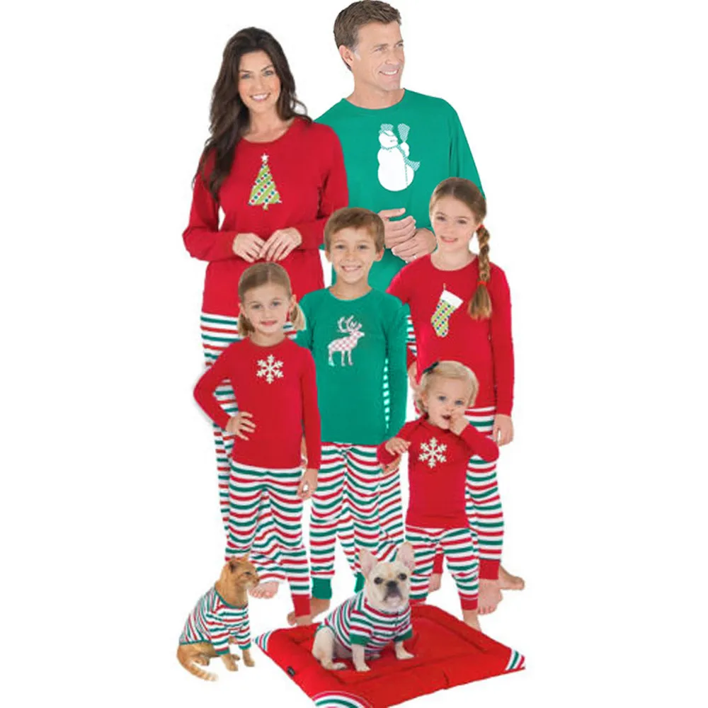 new fashion 2017 family christmas pajamas for family plus boys christmas pajama