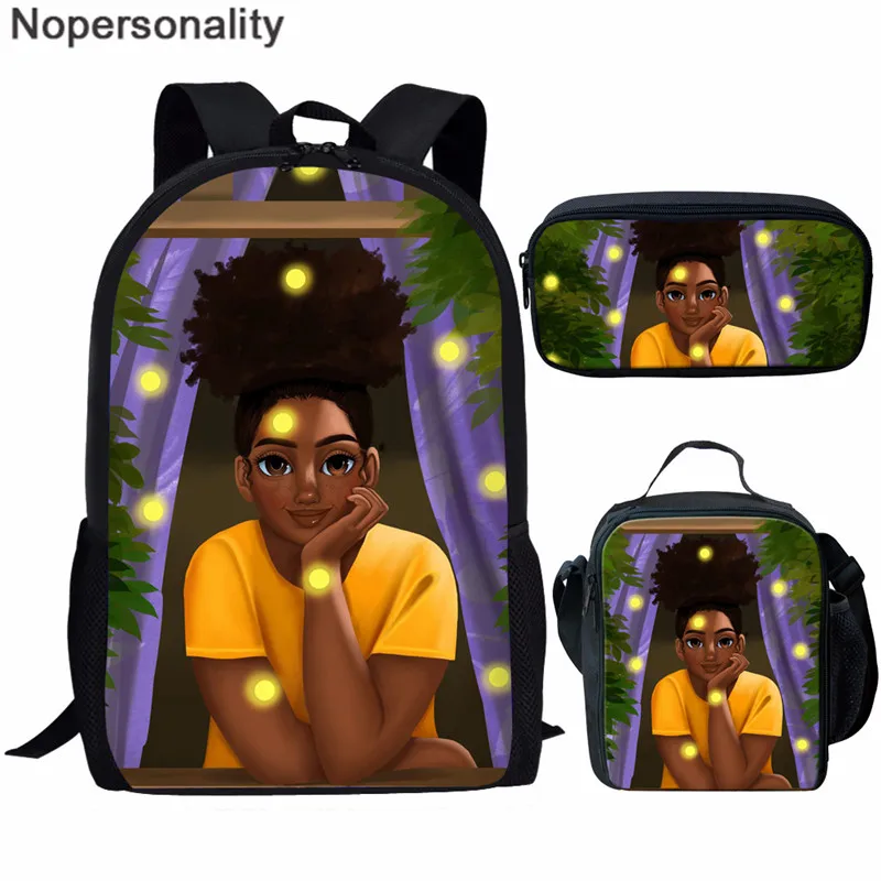 Nopersonality мультфильм коричневого цвета с принтом для девочек Портфолио школы сумка