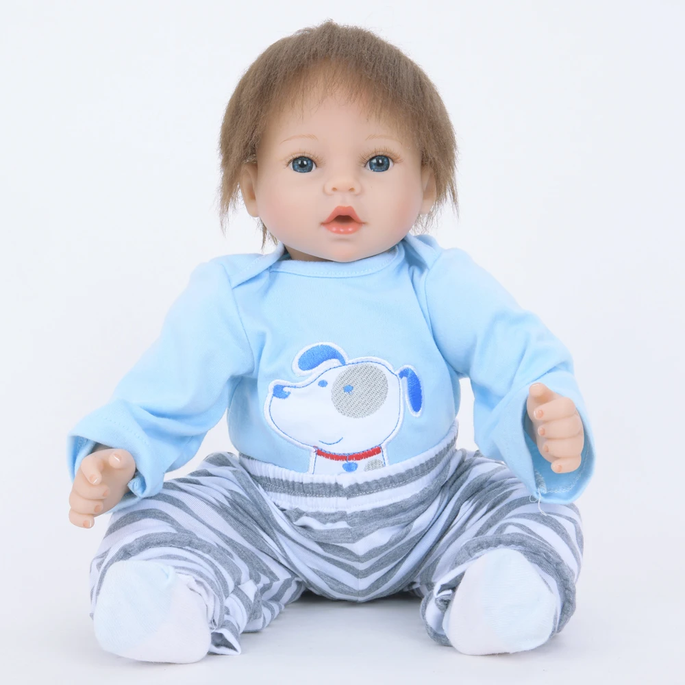 

Reborn Baby Dolls Cloth SiliconeCloth Body Babies 22 inch So Truly Baby Reborn Kids Fashion Children Kids Gift Brinquedos