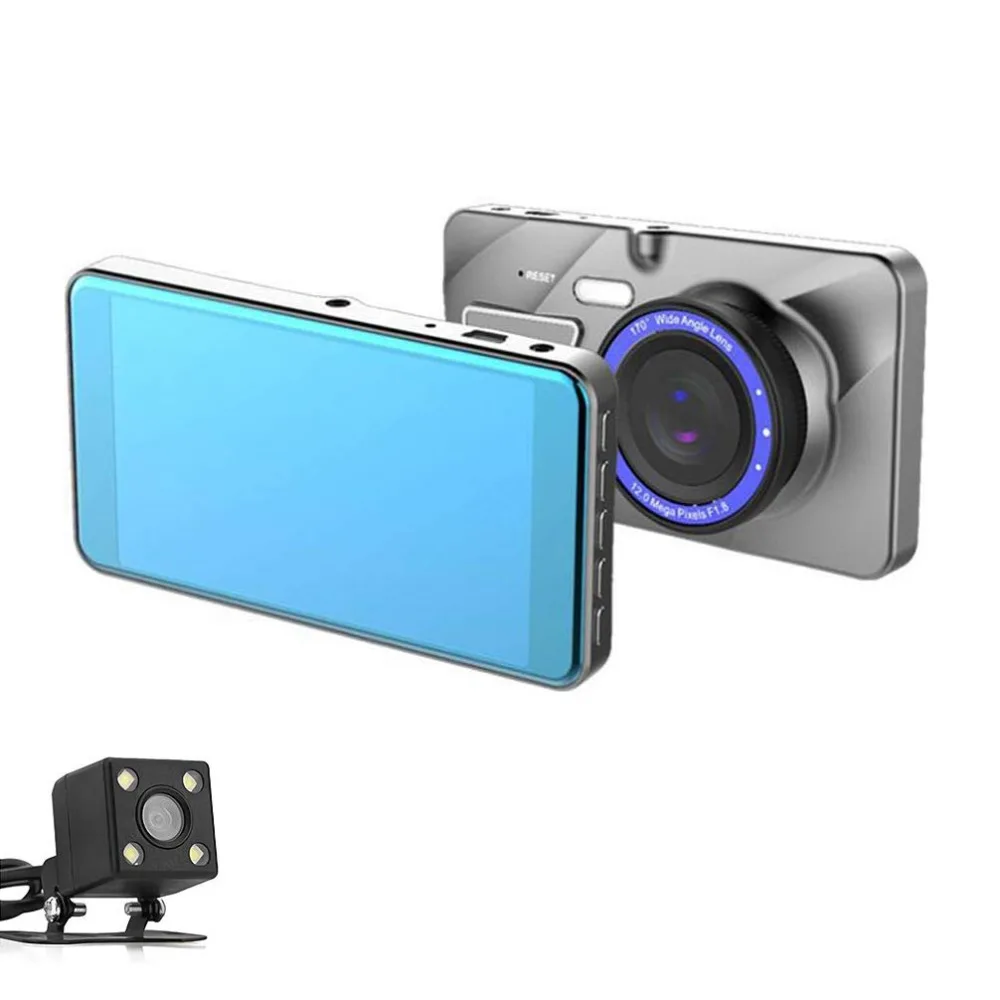 

Dash Cam1080P FHD CAR DVR Driving Recorder 4 LCD G-Sensor Parking MonitorLoop RecordingMotion DetectionWDR Night Vision