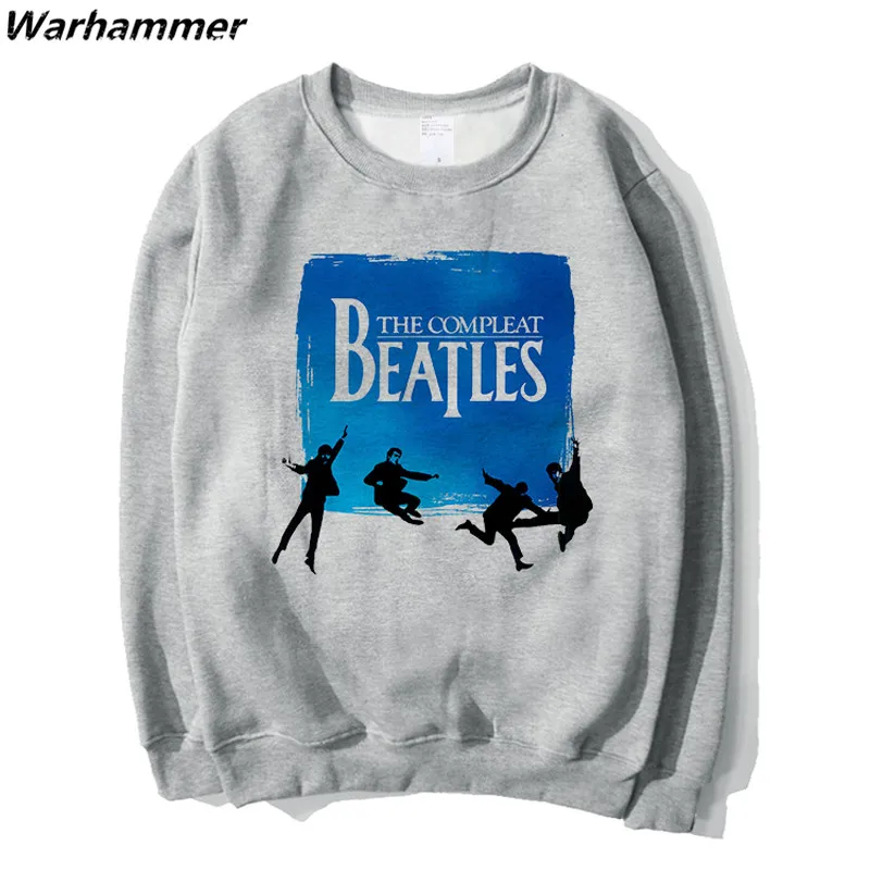 Warhammer The Beatles The Campleat Hoodies Men 2017 Winter Autumn Fleece Cotton Hoodie Sweatshirt O-neck 2XL Basic Jackets Mens