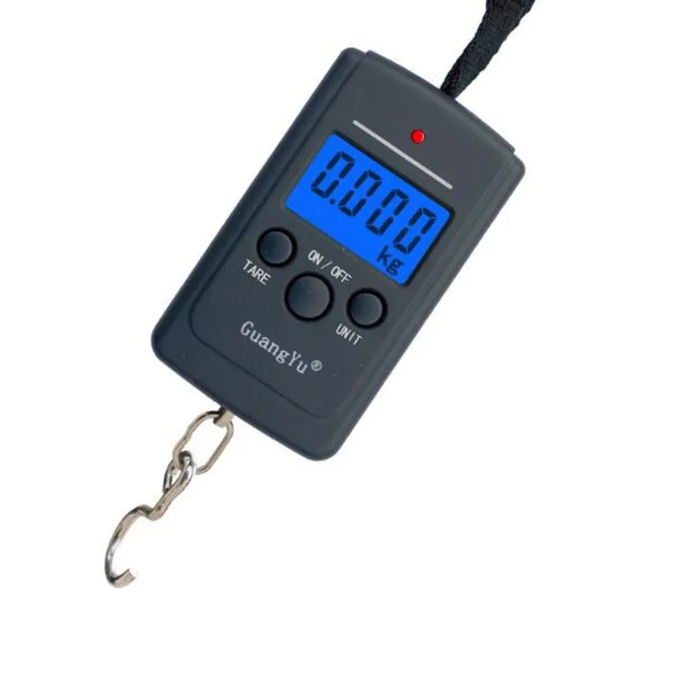 GY-004 40 кг/10 г портативные электронные ручные весы электронные весы с крючком весы светодиодный цифровой дисплей