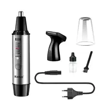 2 в 1 волос в носу бритья бакенбарды обрезки инструмент для электрический триммер