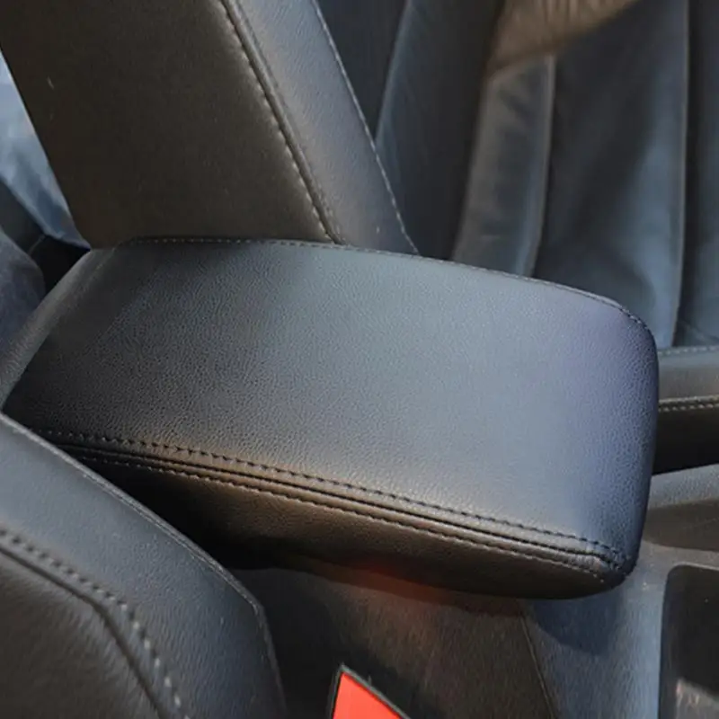 

Car Auto Upper Support PU Leather Cushion Pad Armrest Lid Cover For 2016-2018 Tiguan MK2
