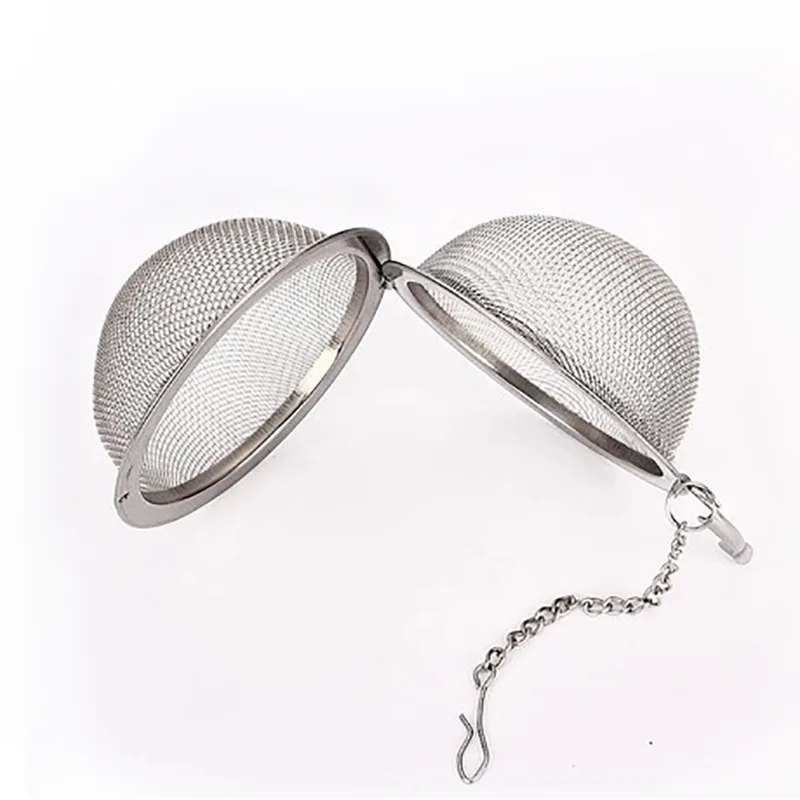 

Free Shipping 500pcs /lotStainless Steel Tea Pot Infuser Sphere Mesh Strainer Ball 5cm Stainless Steel