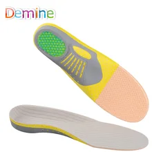 Demine EVA, спортивные стельки для поддержки стопы, унисекс, Подошвенный Фасциит, облегчающий боль, массажная обувь, дезодорант, ортопедические вставки для подушек