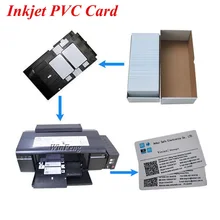 230 шт пустые струйные ПВХ пластиковые карты самый низкий размер кредитной карты глянцевая отделка Струйные печатные ПВХ карты для Epson Canon принтер