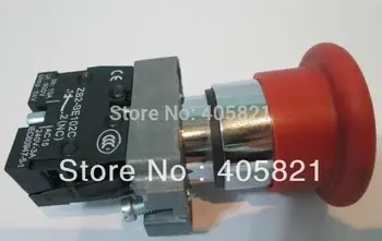 

Push-Pull Mushroom Emergency Stop Push button Switches 1N/C XB2BT42C mounting dia22mm