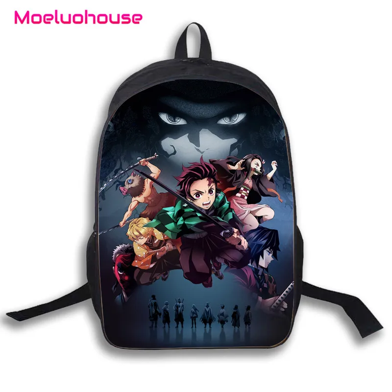 Аниме Kimetsu no Yaiba характер для мужчин женщин 16 &quotрюкзак рюкзак школьный