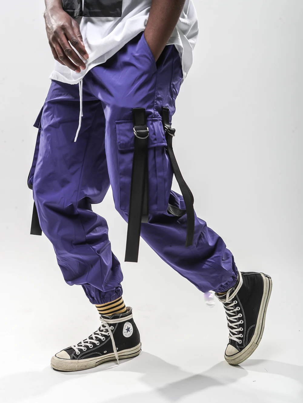 VFIVEUNFOUR 2019 Cargo Pants  Pockets Sweatpants Side Ribbon Baggy Harem Joggers Pants Streetwear Track Pants Male Harajuku 