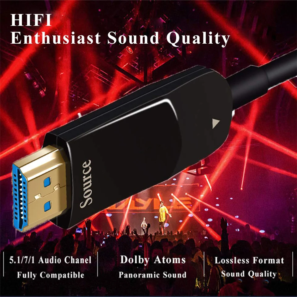 2020 Navceker 8K HDMI 2.1 Optical Fiber Cable 4K